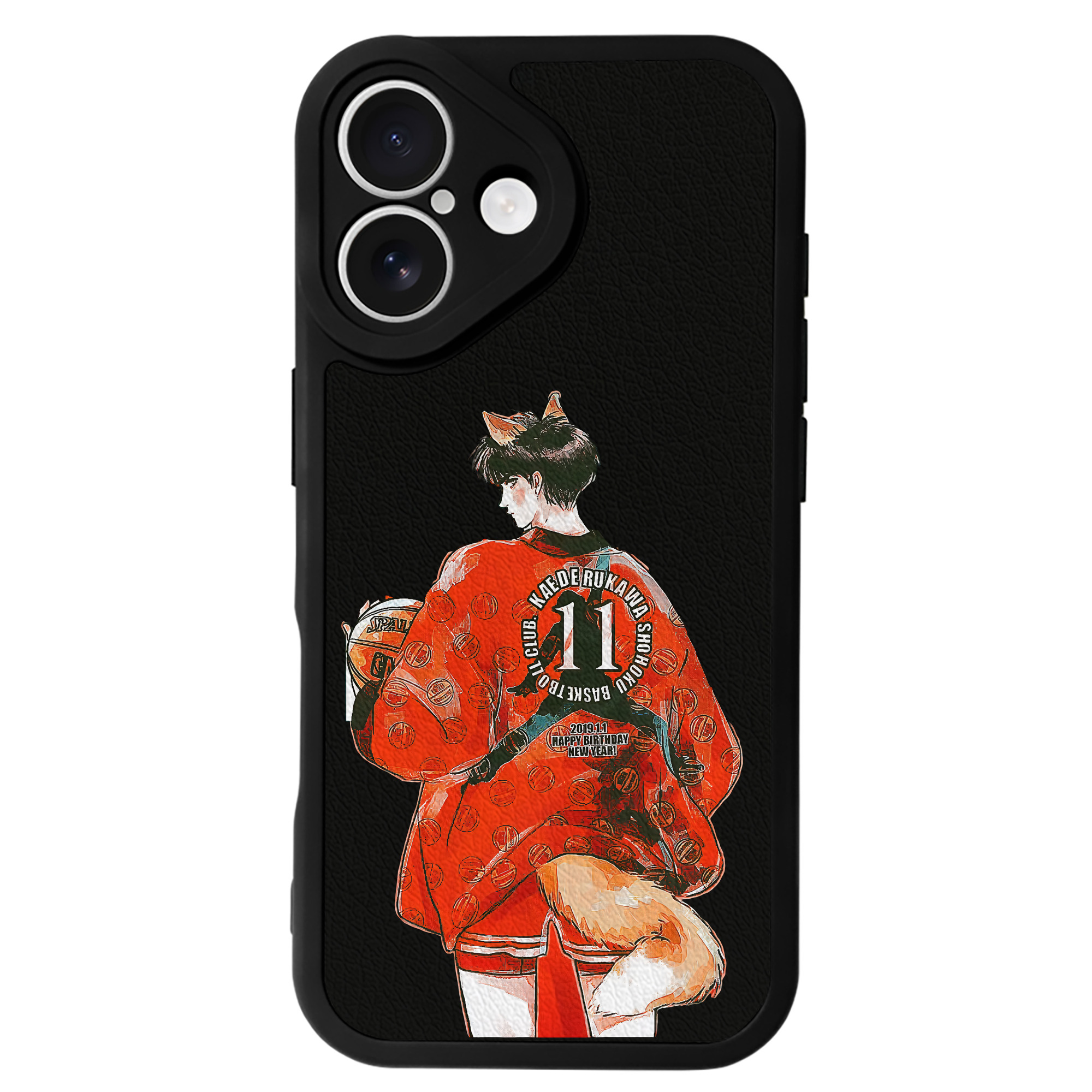 （画像用） SLAM DUNK／スラムダンク 【iPhone 16シリーズ対応】シリコンスマホケース（レザー調） 材質：シリコン